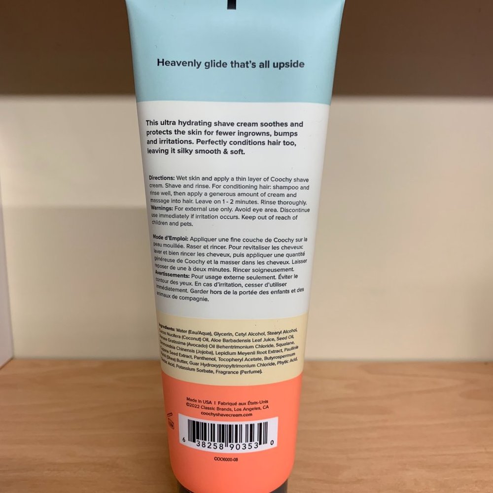 Coochy Ultra Gogo Coco Hydrating RASH FREE Shave Cream-Mango Coconut 8.5oz - Picture 2 of 6